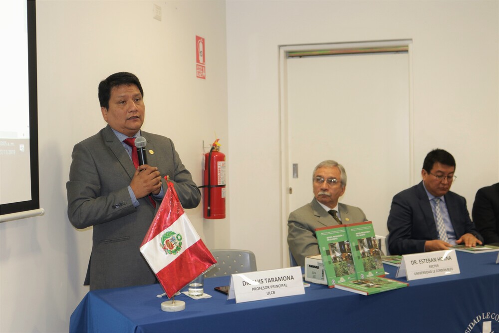 Presentación del libro Biogás: Producción y Aplicaciones en la Universidad Le Cordon Bleu